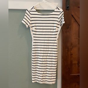 Banana Republic stretch striped dress